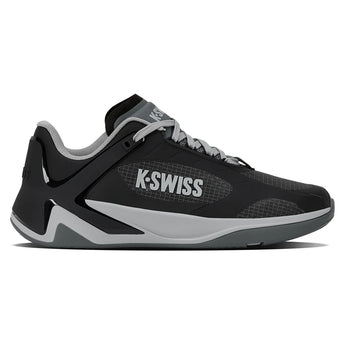 Men's K-Frame Pickleball Shoes Black and Ultimate Gray,Footwear,K-Swiss,,,Tennis Express,09491-006-2