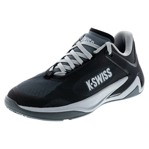 Men's K-Frame Pickleball Shoes Black and Ultimate Gray,Footwear,K-Swiss,Black/Ultimate Gray,7,Tennis Express,09491-006F26copy