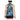 Women's Dri-FIT Victory Sleeveless Print Tennis Polo Armory Navy and White-Apparel-Nike-0M6A9681copy-Tennis Express