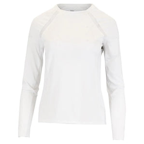 Women's Alda Long Sleeve Tennis Top-Apparel-Tail-100197-1202_CHALK-L-Tennis Express
