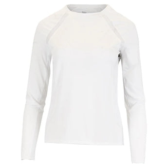 Women's Alda Long Sleeve Tennis Top-Apparel-Tail-100197-1202_CHALK-L-Tennis Express
