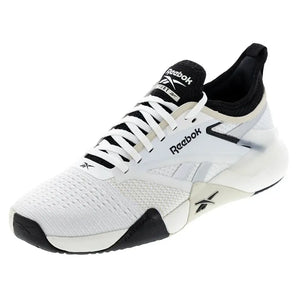 Unisex Nano Court Training Shoes White and Black-Footwear-Reebok-100225418-U25copy-Tennis Express