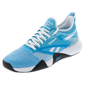 Unisex Nano Court Training Shoes Future Cyan and White-Footwear-Reebok-100225418-U25copy_ded33d9b-424a-49e0-a4f7-30976f552a98-Tennis Express