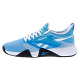 Unisex Nano Court Training Shoes Future Cyan and White-Footwear-Reebok-100231713-U2501copy-Tennis Express