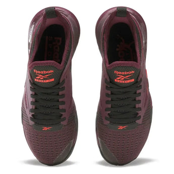 Women's Nano Court Training Shoes Black Cherry and Black-Footwear-Reebok-100231714-U25-3-Tennis Express