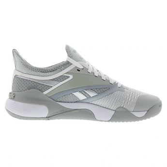 Unisex Nano Court Training Shoes Grey and White-Footwear-Reebok-10024471703copy-Tennis Express