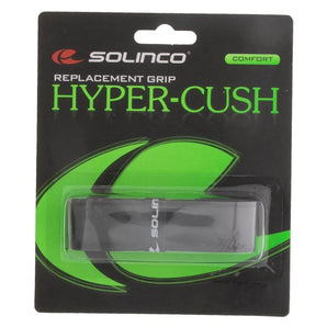 Hyper-Cush Cushion Tennis Replacement Grip-Accessories-Solinco-100897-BLACK-L-Tennis Express