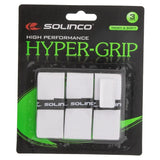 Hyper Extra Tacky Tennis Over Grip White 3 Pack-Accessories-Solinco-100907-DEFAULT-L-Tennis Express
