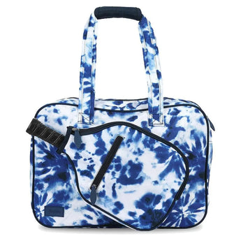 Women's Pickleball Tote-Bags-Ame and Lulu-101195-198_NAVY_TIE_DYE-L-Tennis Express
