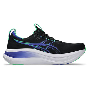 Men's Gel-Nimbus 28 Running Shoes Black and Cobalt Burst-Footwear-Asics-1011C127-003-2-Tennis Express