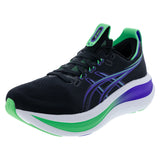 Men's Gel-Nimbus 28 Running Shoes Black and Cobalt Burst-Footwear-Asics-1011C127-003copy-Tennis Express
