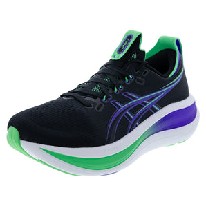 Men's Gel-Nimbus 28 Running Shoes Black and Cobalt Burst-Footwear-Asics-1011C127-003copy-Tennis Express