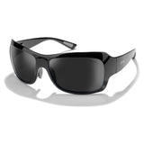 Nucla Plant-Based Wrap Polarized Sunglasses Gloss Black and Dark Grey-Accessories-Zeal Optics-101208-DEFAULT-L-1-[Sku]-Tennis Express