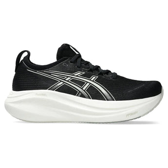 Women's GEL-Nimbus 27 Running Shoes Black and Lake Grey-Footwear-Asics-1012B753-002S25-1-Tennis Express
