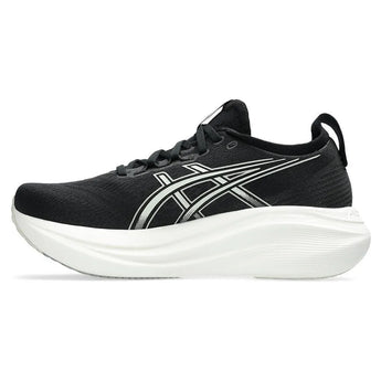 Women's GEL-Nimbus 27 Running Shoes Black and Lake Grey-Footwear-Asics-1012B753-002S25-3-Tennis Express