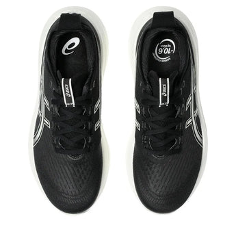 Women's GEL-Nimbus 27 Running Shoes Black and Lake Grey-Footwear-Asics-1012B753-002S25-5-Tennis Express