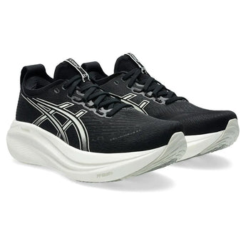 Women's GEL-Nimbus 27 Running Shoes Black and Lake Grey-Footwear-Asics-1012B753-002S25-Tennis Express