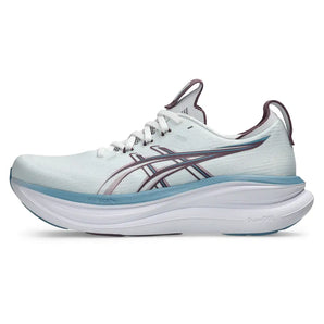 Women's Gel-Nimbus 28 Running Shoes Arctic Blue and Velvet Purple-Footwear-Asics-1012B899-400-1-Tennis Express
