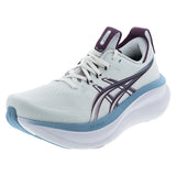 Women's Gel-Nimbus 28 Running Shoes Arctic Blue and Velvet Purple-Footwear-Asics-1012B899-400copy-Tennis Express