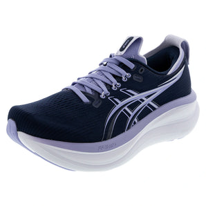 Women's Gel-Nimbus 28 Running Shoes Midnight and Bluebell-Footwear-Asics-1012B899-402copy-Tennis Express