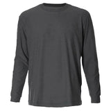 Men's SB Sport Classic Fit Long Sleeve Tennis Crew Grey Melange-Apparel-Sofibella-101627-DEFAULT-L-Tennis Express