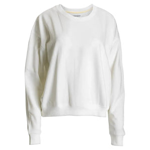 White - Women's Pickleball Paddles Sweatshirt Ivory-Apparel-CourtLife-101872-DEFAULT-L-Tennis Express
