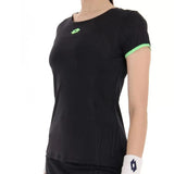 Women's Superrapida V Pickleball Top-Apparel-Lotto-101897-1TA_ALL_BLACKGN_APP-L-Tennis Express