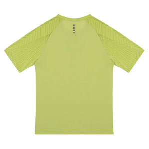Men's Court Short Sleeve Tennis Top Wild Lime Green,Apparel,Diadora,,,Tennis Express,102.183206_70316-2