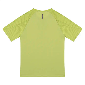 Men's Court Short Sleeve Tennis Top Wild Lime Green,Apparel,Diadora,,,Tennis Express,102.183206_70316-2