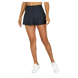 Women's Jillian 13.5 Inch Pleated Tennis Skort Onyx-Apparel-Tail-102555-DEFAULT-L-Tennis Express