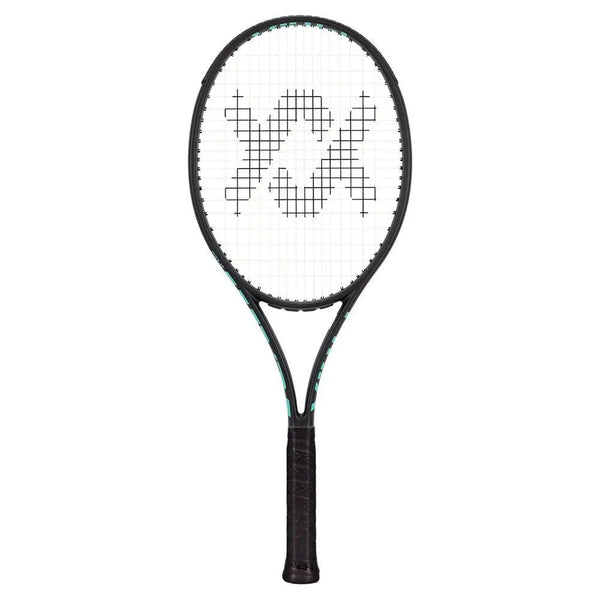 Team Speed Prestrung Tennis Racquet Black and Turquoise-Racquets-Volkl-102865-DEFAULT-L-Tennis Express