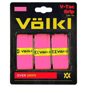 V-Dry Tennis Overgrip 3 Pack Pink-Accessories-Volkl-102866-DEFAULT-L-Tennis Express