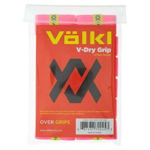 V-Dry Tennis Overgrip 12 Pack Pink-Accessories-Volkl-102877-DEFAULT-L-Tennis Express