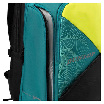 SX Performance Tennis Backpack Teal and Black-Bags-Dunlop-10364025-5-Tennis Express
