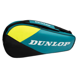 SX Club 3 Racquet Tennis Bag Teal and Black-Bags-Dunlop-10364028-2-Tennis Express
