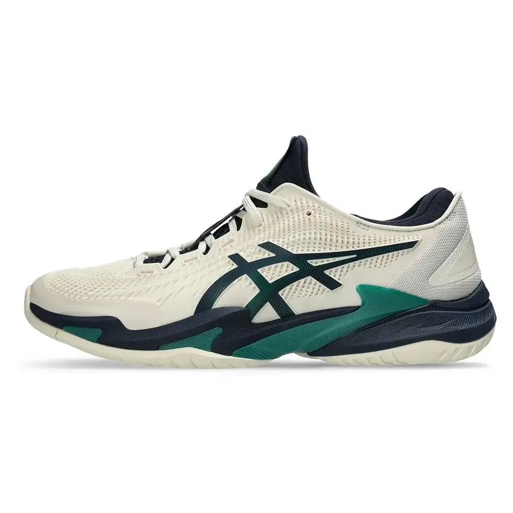 Men's Court FF 3 Tennis Shoes Cream and Jasper Green – Tennis Express