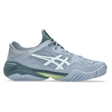 Men's Court FF 3 Tennis Shoes Grey Blue and White,Footwear,Asics,,,Tennis Express,1041A370-404U26-2