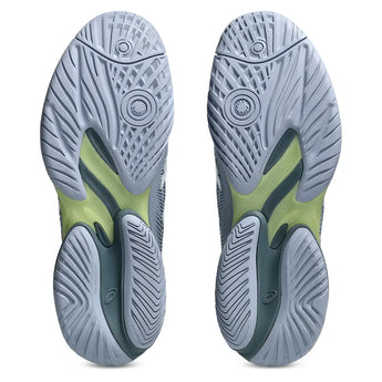 Men's Court FF 3 Tennis Shoes Grey Blue and White,Footwear,Asics,,,Tennis Express,1041A370-404U26-5