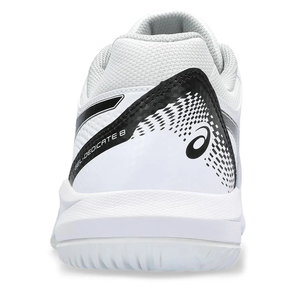 Men's Gel-Dedicate 8 Tennis Shoes White and Black – Tennis Express