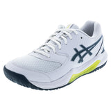 Men's GEL-Dedicate 8 Tennis Shoes White and Ironclad-Footwear-Asics-6-WHITE/IRONCLAD, [current_file_name-Tennis Express