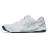 Men's GEL-Dedicate 8 Tennis Shoes White and Cold Moss-Footwear-Asics-1041A408_107S26-2-Tennis Express