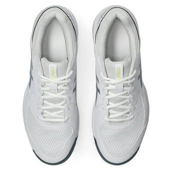 Men's GEL-Dedicate 8 Tennis Shoes White and Ironclad-Footwear-Asics-1041A408_108S26-3-Tennis Express