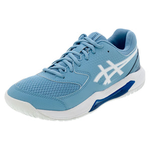 Men's GEL-Dedicate 8 Pickleball Shoes Saba Blue and White-Footwear-Asics-1041A409-401S26copy-675370Tennis Express
