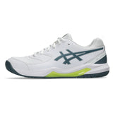Men's GEL-Dedicate 8 2E Width Tennis Shoes White and Ironclad-Footwear-Asics-1041A410_108S26-2-Tennis Express