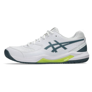 Men's GEL-Dedicate 8 2E Width Tennis Shoes White and Ironclad-Footwear-Asics-1041A410_108S26-2-Tennis Express