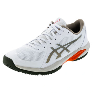 Men's Solution Swift FF 2 Tennis Shoes White and Vintage Khaki,Footwear,Asics,White/Vintage Khaki,6,Tennis Express,1041A466-105F26copy