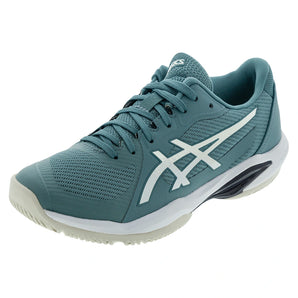 Men's Solution Swift FF 2 Tennis Shoes Foggy Teal and Oatmeal,Footwear,Asics,Foggy Teal/Oatmeal,6,Tennis Express,1041A466-403F26copy