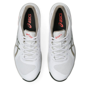 Men's Solution Swift FF 2 Tennis Shoes White and Vintage Khaki,Footwear,Asics,,,Tennis Express,1041A466_105-3