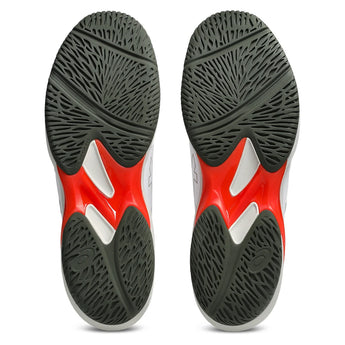 Men's Solution Swift FF 2 Tennis Shoes White and Vintage Khaki,Footwear,Asics,,,Tennis Express,1041A466_105-6