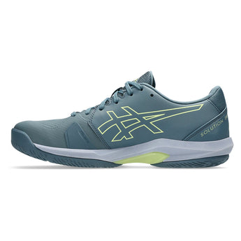 Men's Solution Swift FF 2 Tennis Shoes Grey Blue and Pistachio-Footwear-Asics-1041A466_402S26-1-Tennis Express